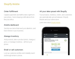 shopify mobile