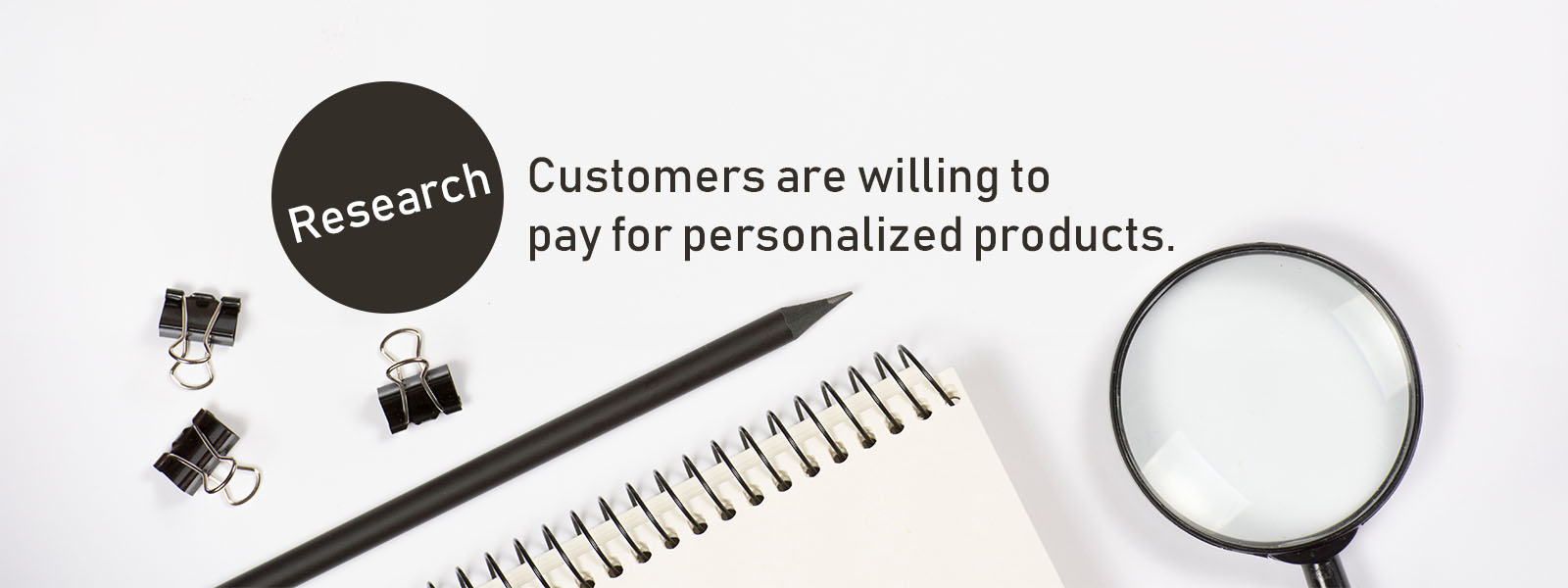 Customers are willing to pay for personalized products