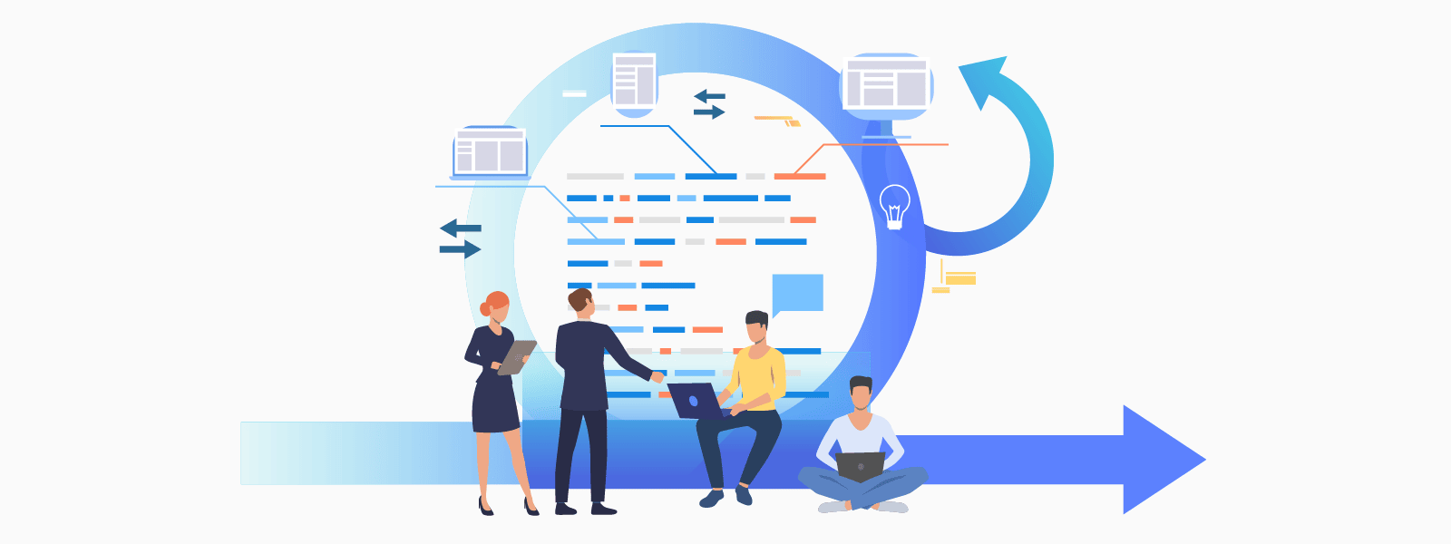 process of integrating