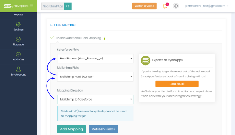 Mailchimp to Salesforce Capturing Hard Bounce Metrics through Integration