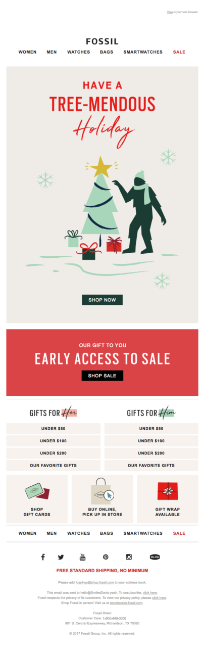 Chistmas Email template Idea