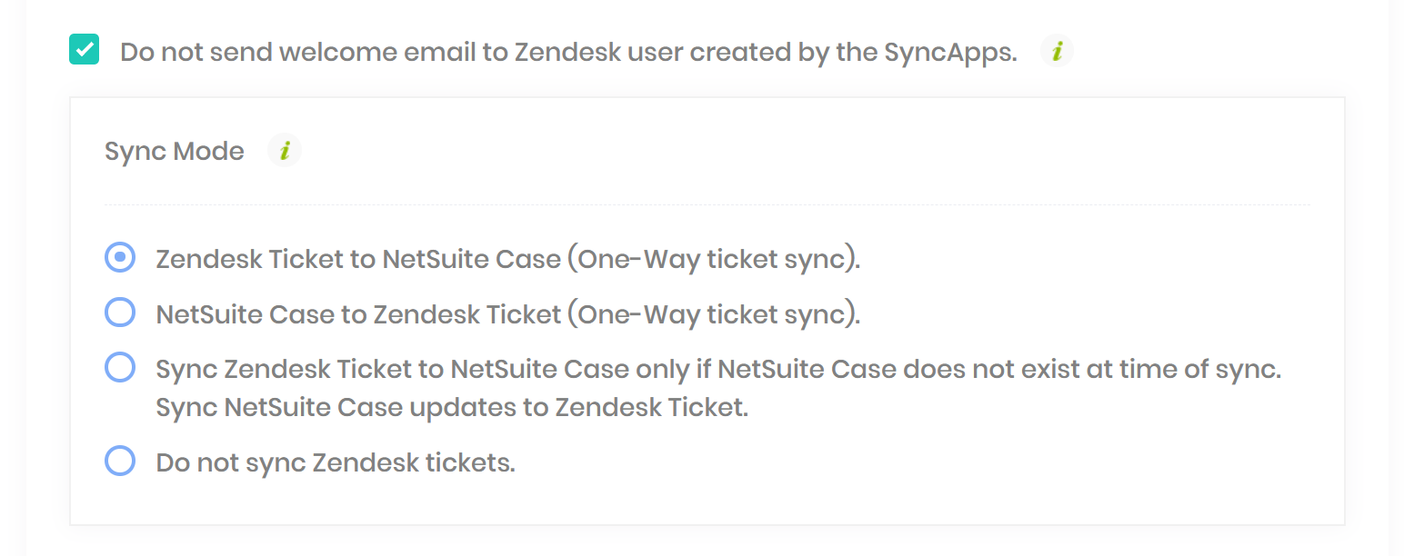 One-Way Sync Zendesk for NetSuite
