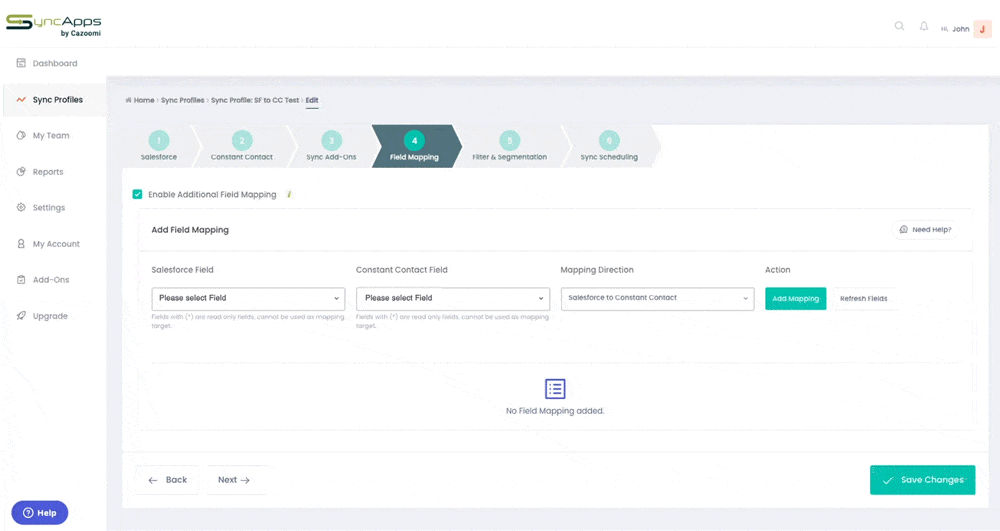 Need to Override Default Email Address Mapping in Salesforce