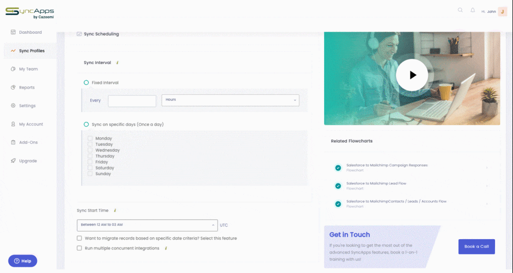 Sync Scheduling