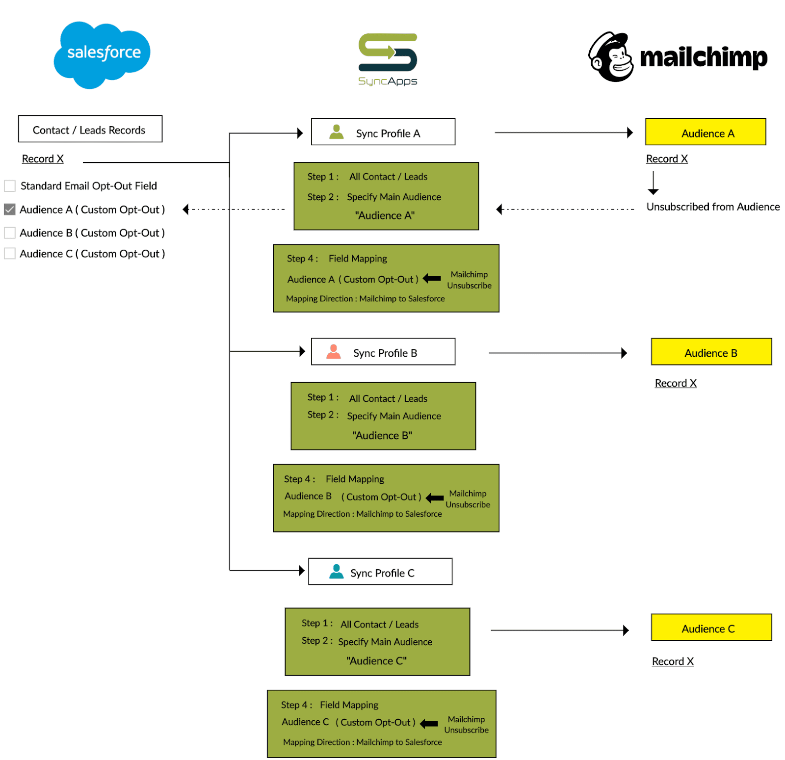 Salesforce for Mailchimp Flow