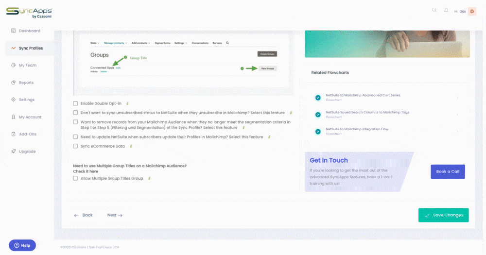 want a Subscription in NetSuite to control the adding and also removing from the specific List/Audience?