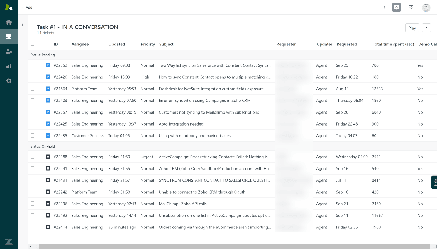 Zendesk Tickets