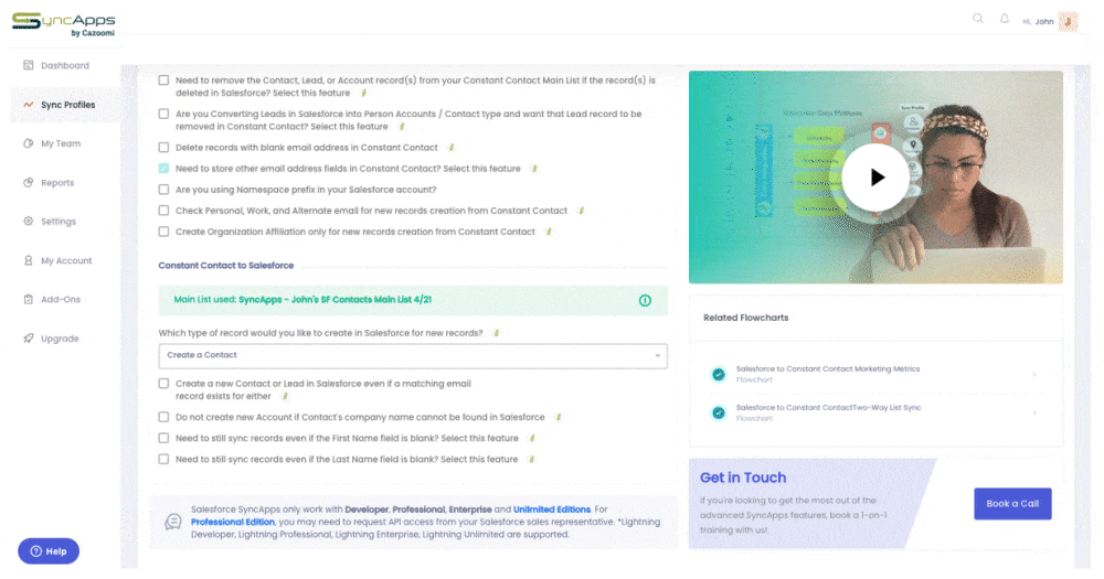 Create Organization Affiliation only for new records creation from Constant Contact