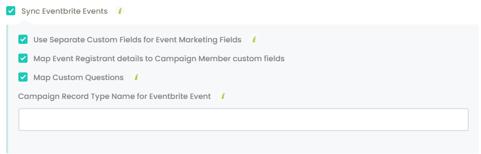 Sync Eventbrite events to Salesforce