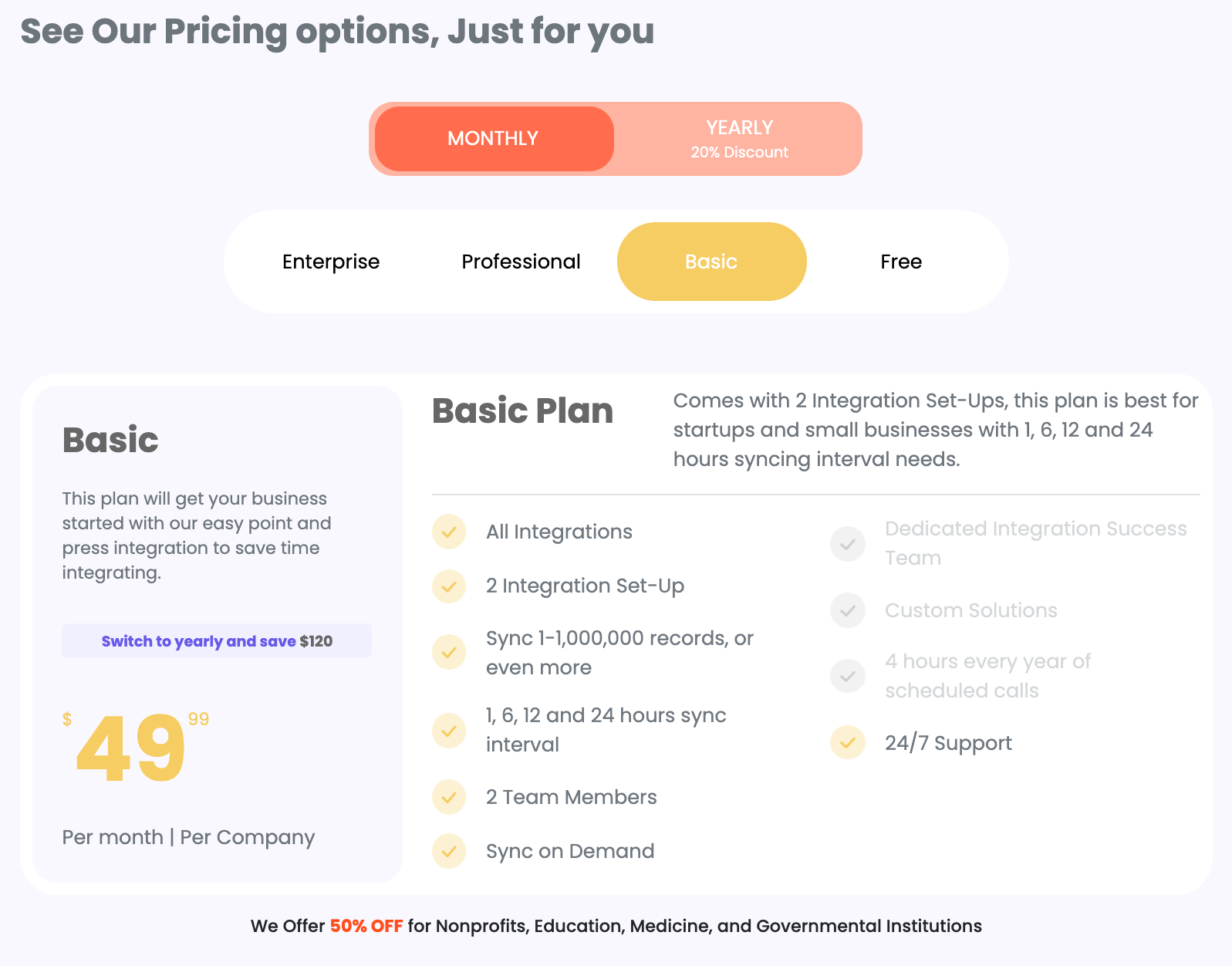 MC4SF pricing