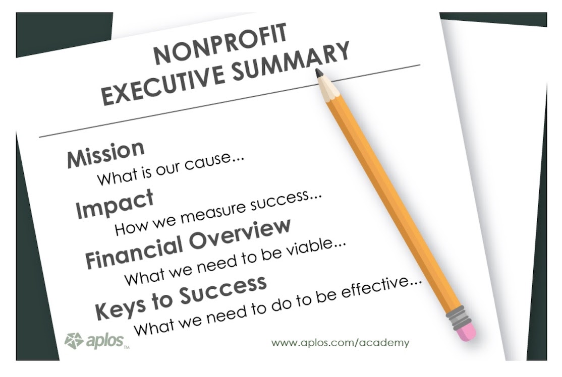 Nonprofit executive summary