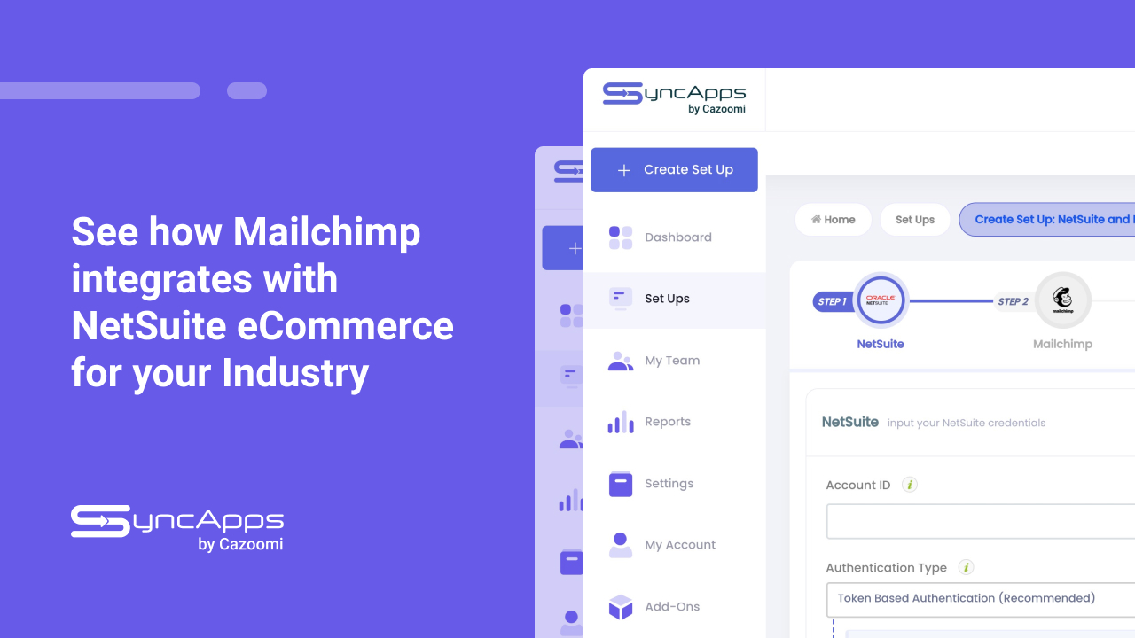 Mailchimp and NetSuite eCommerce Data Integration