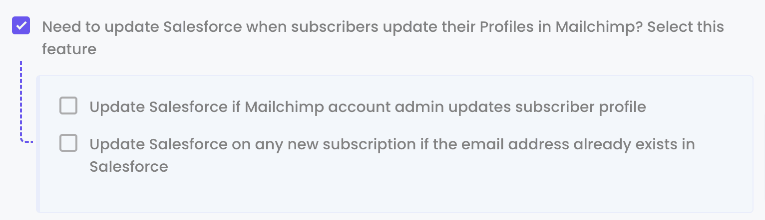 Update Profile from Mailchimp